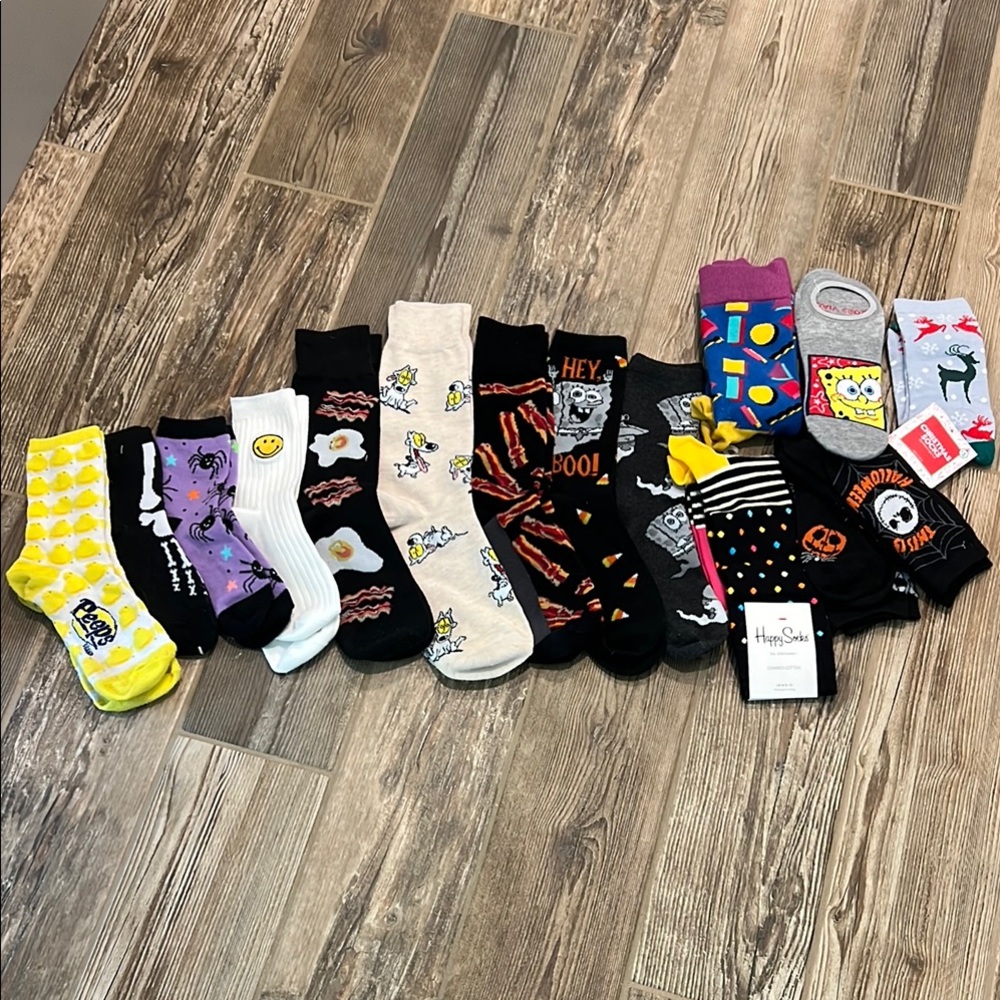 Colorful Graphic Socks Collection. Some NWT others like new